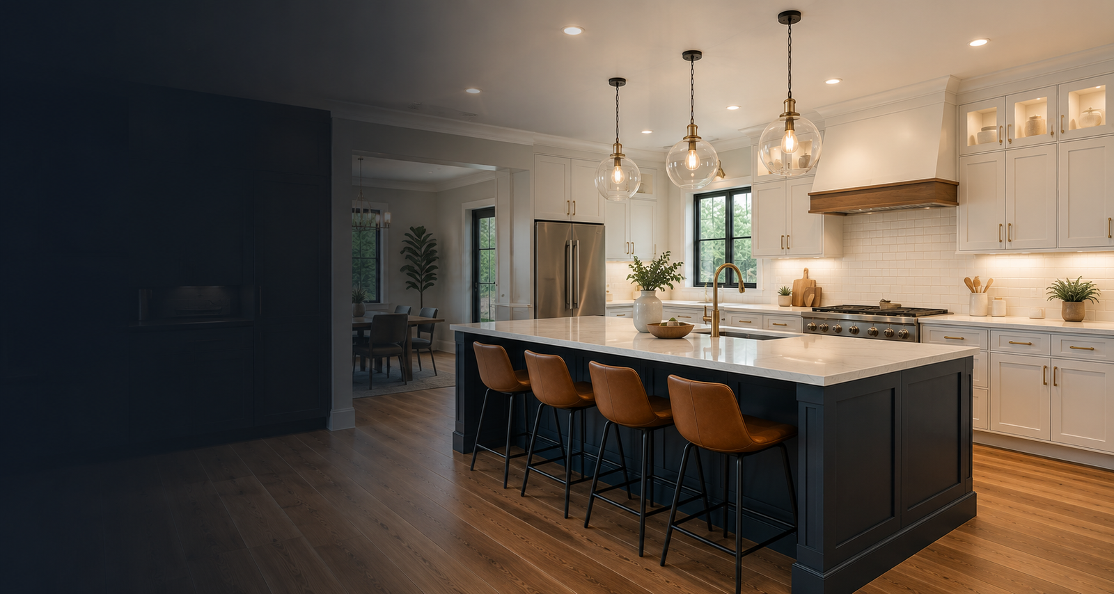 Kitchen and bathroom remodeling by Eagle HS Improvement