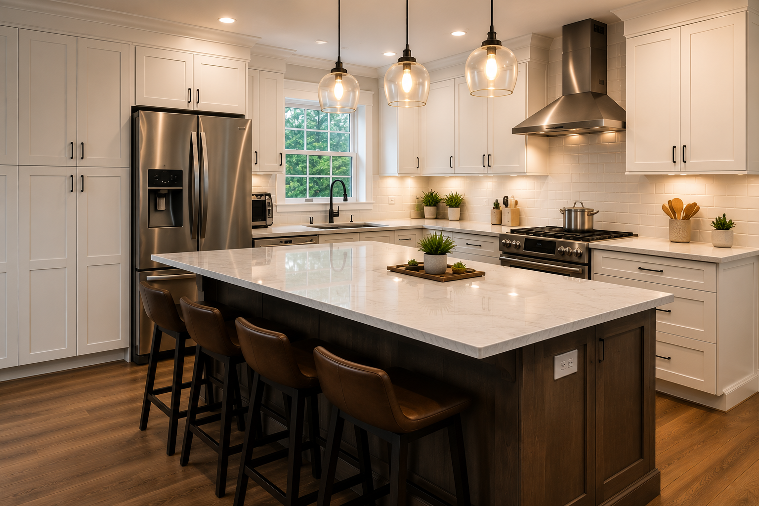 Home remodeling and kitchen renovation by Eagle HS Improvement